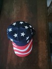 Patriotic Trucker Hat Red White Blue Stars And Stripes Snapback Cap Usa July 4th