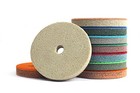 4 Inch Sponge Fiber Polishing Pads For Marble Granite Stone Cleaning 7 Pcs Set