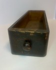 Antique Treadle Sewing Machine Cabinet Wood Drawer Round Corners