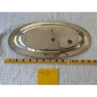 2 Silver Trays  Oval- Sold As A Pair  14  By 6 