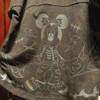 Hong Kong Disneyland Exclusive Spirit Jersey Mickey Skeleton Glow In Dark Audlt