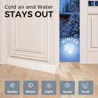 Grotheory 2 Pack Door Draft Stopper  Under Door Sweep For Exterior   Interior Do