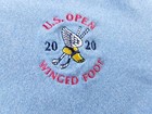 Ralph Lauren Polo Pullover Youth Large 14-16 Blue Us Open Winged Foot 1 4 Zip L