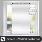 Rabbitgoo Window Film Privacy Bathroom Blinds Static Cling Frosted Glass Sticker