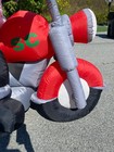 Santa On Motorcycle Inflatable 7ft Christmas Gemmy