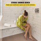 Vevor Board Shower Bench Rectangle Bench Ready To Tile waterproof 38 2x11 4x20 