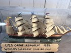 Vintage Uss Great Republic  Ship In A Bottle  Highly Detailed