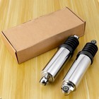 Chrome Rear Air Suspension Shocks Fit For Harley Road King Street Electra Glide