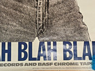 Iggy Pop Blah Blah Blah  1986 A m Promotional Poster  Massive Door 60 X 25