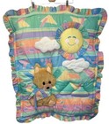 Judi-s Vintage Baby Bedding Quilt Comforter 3d Puffy Southwest Coyote Sun Clouds