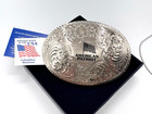 Montana Silversmiths Belt Buckle American Patriot Military Western Usa Cowboy