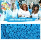 Color Blaze Gender Reveal Powder 2lbs Blue Baby Boy Party Shower  2-1lb Bags 