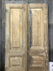 Antique French Double Doors  36x92  Raised Panel European Reclaimed Doors A345