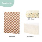Baby Crib Bedding Set For Boys Or Girls - 3 Pieces - Newborn  Infant   Toddle   