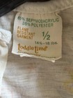 Vintage Baby Layette Gown 3-6m Usa Unisex Circus Animals Easy Snap