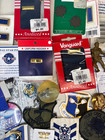 Mixed Junk Drawer Lot Military Rank Bars Pins Coins Army Navy Marines Usaf