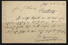 Palestine Germany 1899 German Jaffa Po Dated 12 12 99 On 10 Paras Post Card