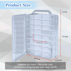 Double Sided Storage Case For Hot Wheels Storage With Carrying Handle  Portable 