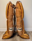 Vtg Early-to-mid-1970s Cooper Gp59xl 34  Hockey Brown Professional Goalie Pads