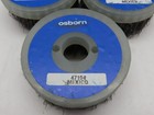 Qty 3 Osborn Cup Brush 3-1 2 dia 0 014 dia Cr Steel Wire Deburring Brush 4500rpm