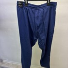 Adidas Essentials Stanford Jogger Pants Mens Large Blue Performance Stretch