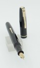 Waterman W2 Black   Gold Fountain Pen - 14ct Nib - Made In England - 1940 s