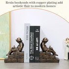 Book Ends For Heavy Books - Decorative Vintage Bookends For Shelves - Rustic