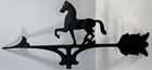 Vintage Prancing Horse On Arrow Weathervane Barn Fresh Cast Aluminum