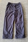 Starter Y2k Womens Xl Warmup Track Running Pants Blue Nylon Lined Zip Ankles