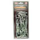 20pc  4   Peg Board Hooks Shelf Hanger Kit Garage Storage Hanging Set New