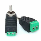 10pcs Of Speaker Wire Cable To Audio Rca Male Connector Adapter Jack Plug 