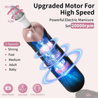 Professional Manicure Pedicure Kit  Cordless Electric Nail File Set  Rechargeabl