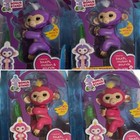 Fingerlings Interactive Baby Pink Purple Monkey Mia Bella Wowwee Finger Toy 4qty