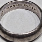 Lord Of The Rings Replica 1 Ring-sterling Silver 925-nlp Tn-no Coa See Pics 4 Sz