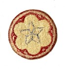 Army Service Forces White Back Patch Wwii Vintage