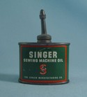 Vintage Singer 221 Featherweight Sewing Machine 1 1 3 Oz Oil Can Lead Cap