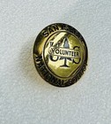 Vintage Us Forest Service San Isabel National Forest Volunteer Badge Button Pin