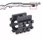 For Mossberg 500  12ga 1  Tube Barrel Mount  Aluminum 3 Slots Section Picatinny