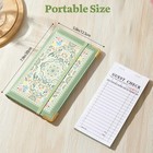Server Book Pu Leather Server Books For Waitress With Zipper Pockets Sage Green