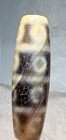 Tibetan Old Agate Rare  16 Eye Dzi Bead  Talisman Ghost Eyes Silkworm Lines        