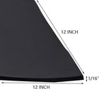 Neoprene Rubber Sheet 12 X 12 Inch  1 16  Thick Black Solid Rubber Pad For Gaske