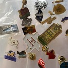 Mixed Lot Enamel Lapel pinback Pins Souvenir Travel Usa Flag Texas Utah
