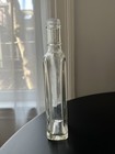 Vintage Clear Glass Bottle  no Cap 