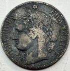 France 1881-a 50 Centimes Silver Coin - Very Fine Condition Original Patina