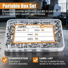 Jack Nuts Threaded Inserts M4 M5 M6 Petal Nut Expansion Screw Sheet Metal 40pcs