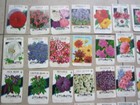 Lot Of 40 Old Vintage 1960 s - Flower Seed Packets - Lone Star - Empty