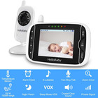 Video Baby Monitor With Camera And Audio  3 2inch Lcd Display  Infrared Night Vi