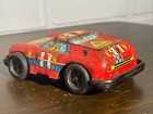 Vintage 1950s Tin Lotus Race Car  11 Red Toy Japanese