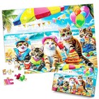 Puzzles For Kids Ages 4-8 6-8 8-10 Year Old And Seniors - Funny Cats Puzzle