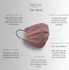 Virtue Code Support Face Masks - Soft 3 Ply 50 Count  pack Of 1   Earth Tones